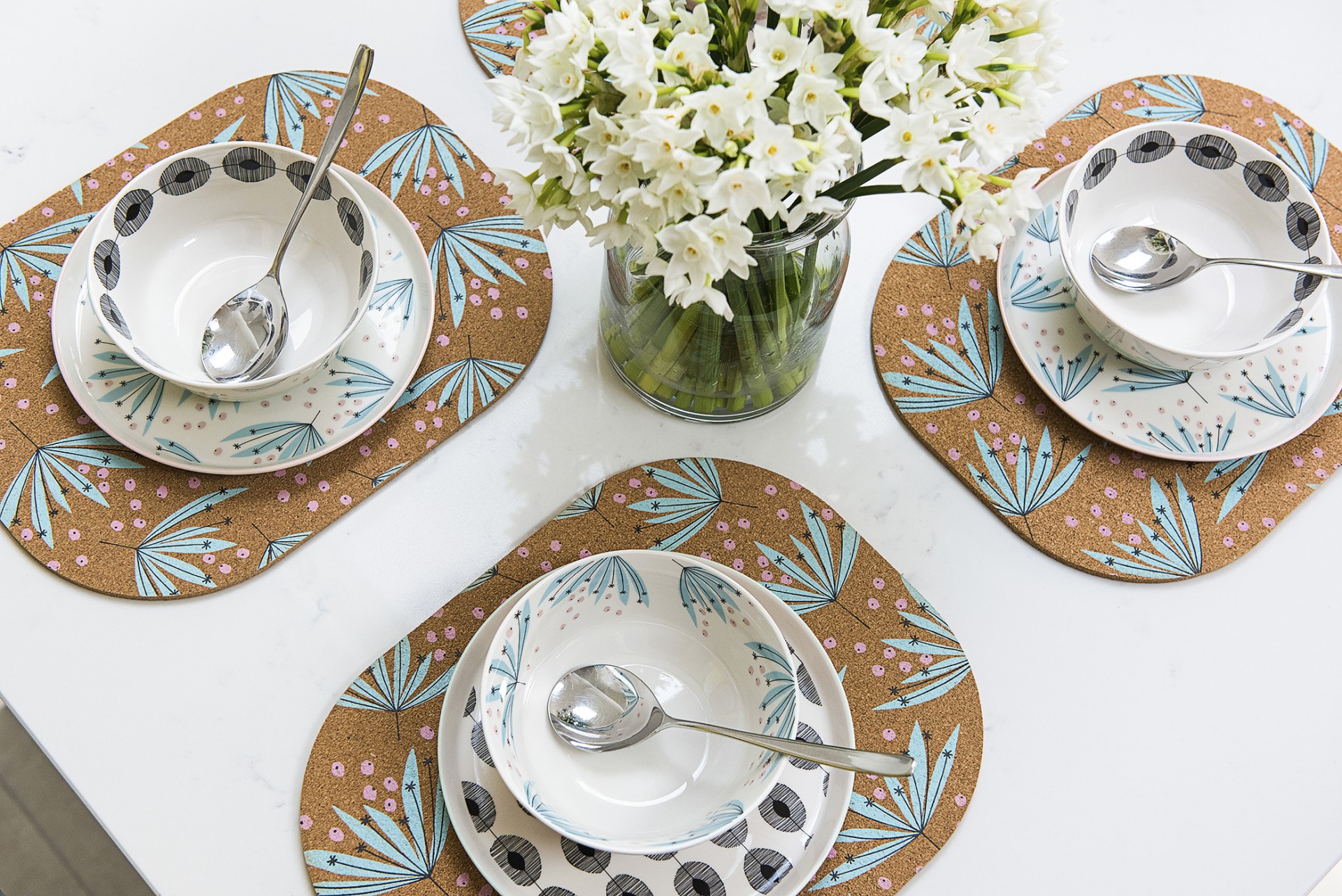 Wildflower & Dewdrops: Cereal Bowls Set of 2 - Image 3