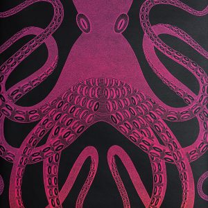 OMBRE OCTOPUS: Coral/Umber